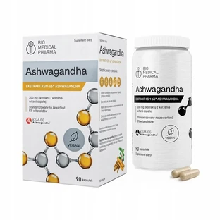 Bio Medical Pharma Ashwagandha-Extrakt KSM-66 90 Kapseln.