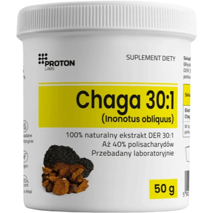 Proton Labs Chaga 30:1 poeder 50 g