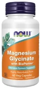 Now Foods Magneziu 100 mg cu Bioperine, 60 capsule