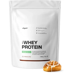 Vilgain Grass-Fed Whey Protein Cinnamon Roll 1000 g