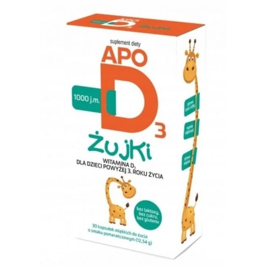 ApoD3 Kauwt 30 capsules