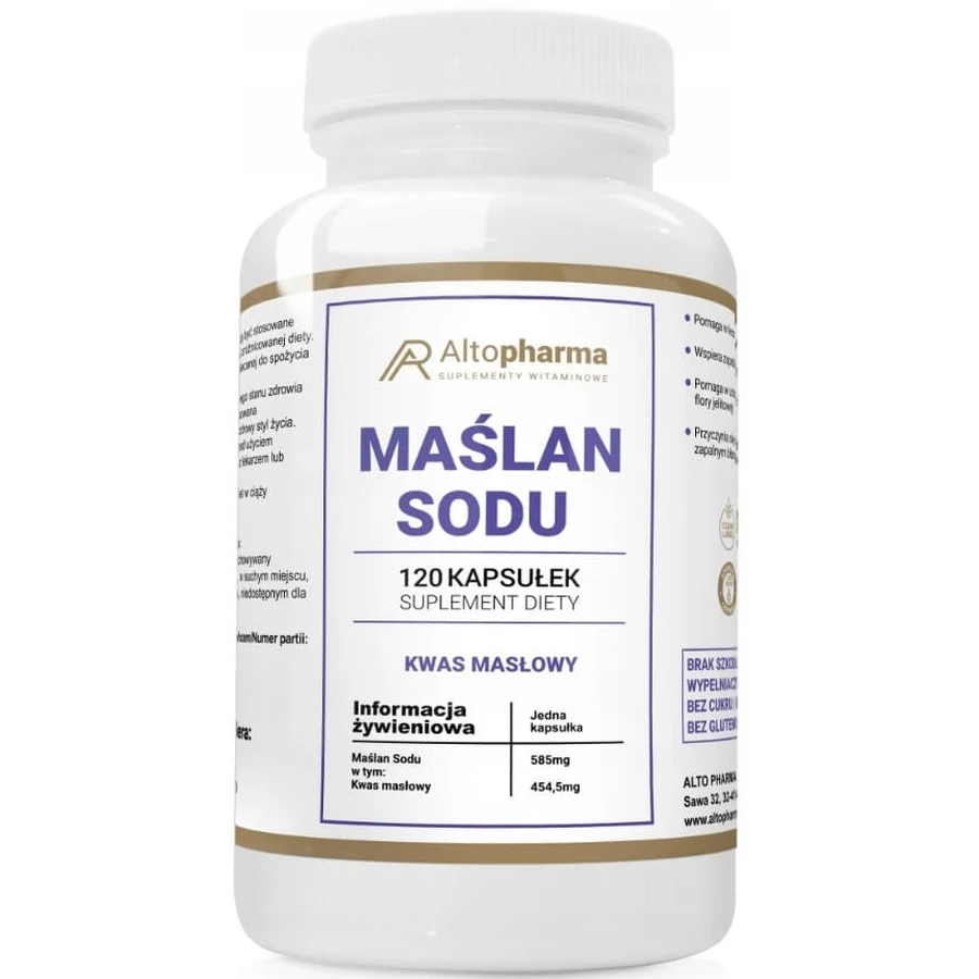 Altopharma Butirat de sodiu 120 capsule