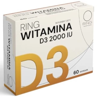 Ring Vitamina D3 2000 UI 60 cápsulas.