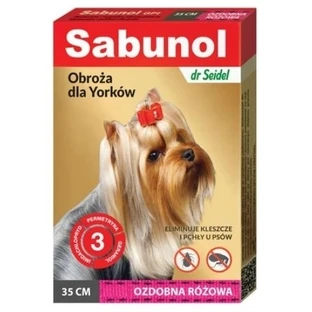 Sabunol GPI flea collar 35cm pink decorative