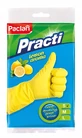 Paclan Practi rubber gloves lemon S yellow 2 pieces.