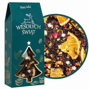 Green Touch Black Tea with Sugar Snowflakes in ...