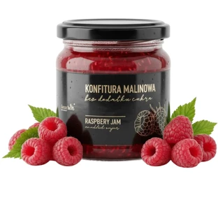 Green Touch Premium Frambozenjam zonder suiker 190 g