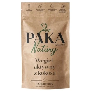 PAKA Activated charcoal 60 capsules (Expiration date 30.05.2026)