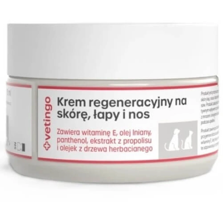 Vetingo regenerative cream for skin, paws and nose 75 ml