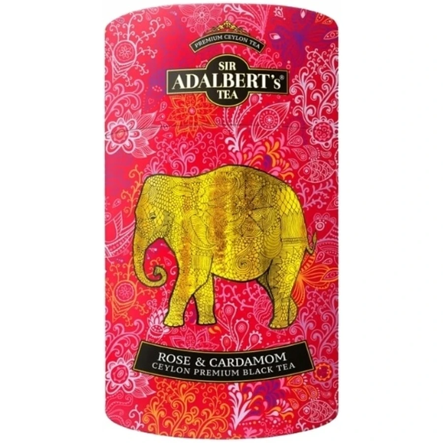 ADALBERT'S Ceylon black tea rose & cardamom 100g