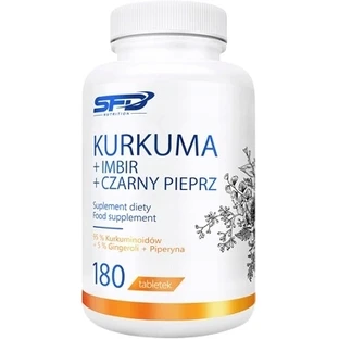 SFD Turmeric + Ginger + Black Pepper 180 tablets
