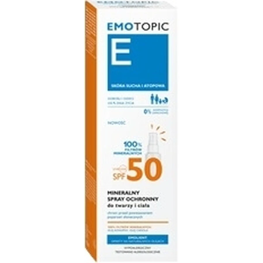 Emotopic Mineralny Spray do twarzy i ciała ochronny SPF 50 ...: ceny i cechy