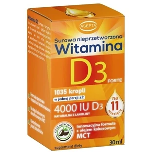 ASEPTA Vitamine D3 Forte, druppels, 30 ml (Vervaldatum ...