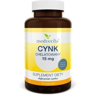 Medverita Zinc quelado 15 mg 180 cápsulas