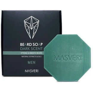 MASVERI MEN Savon à barbe parfum foncé 100 g.