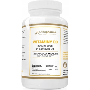 Altopharma Vitamin D3 2000IU 50mcg in Safflower oil 120 ...