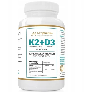 Altopharma Vitamin K2 100mcg + D3 50mcg 2000IU in Öl MCT ...