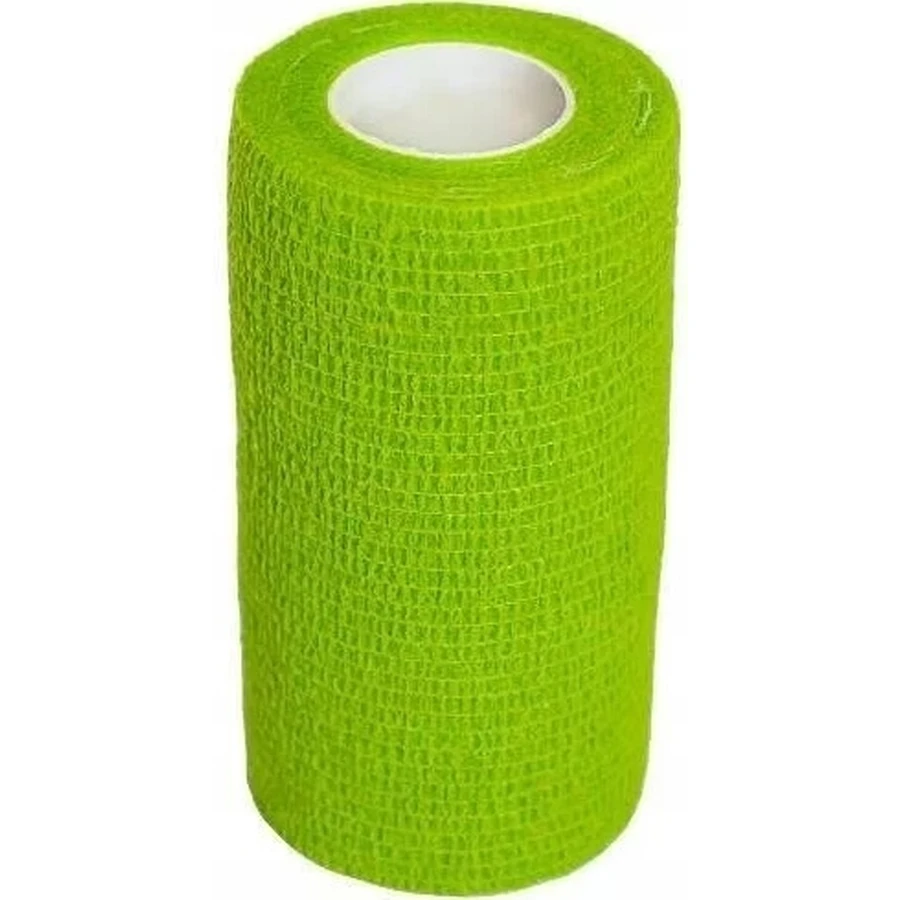 Cohesive bandage green 4.5 m x 10 cm elastic bandage