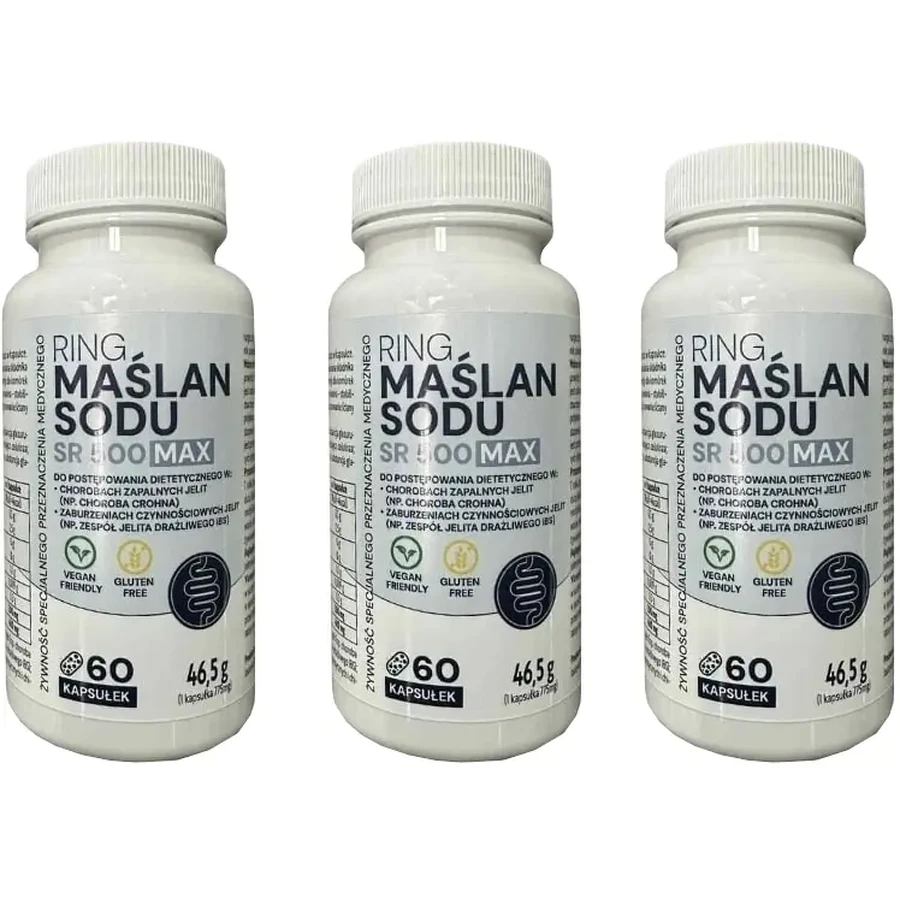 Ring Natriumbutyrat SR 500 Max 60 Kapseln Multi-Pack x 3