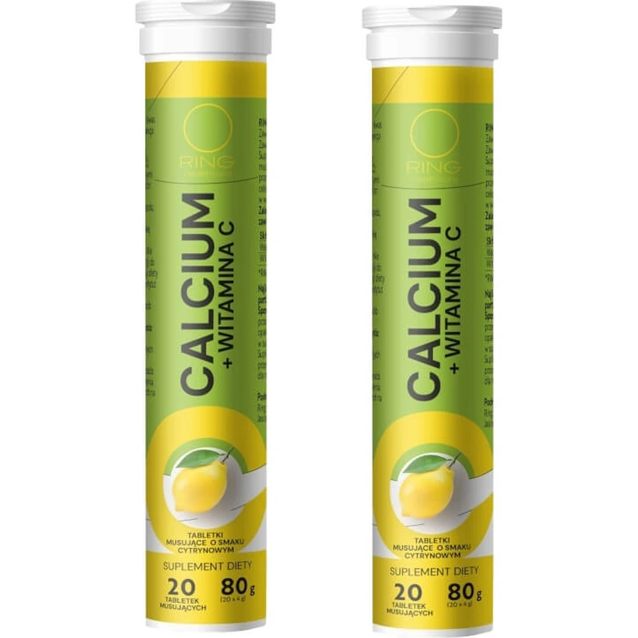 Ring Calcium + Vitamin C 20 Brausetabletten Mehrfachpackung x ...