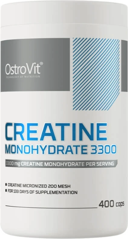 OstroVit Creatine Monohydrate 3300mg, 400 capsules