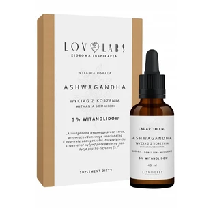 LovLabs Ashwagandha 5% Vitanolide 45ml