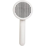 MERSJO Brosse à poils autonettoyante pour chien L gris