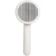 MERSJO Brosse à poils autonettoyante pour chien L gris