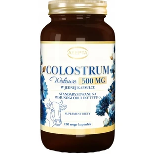 Asepta Rindfleisch Colostrum 500 mg 120 Kapseln