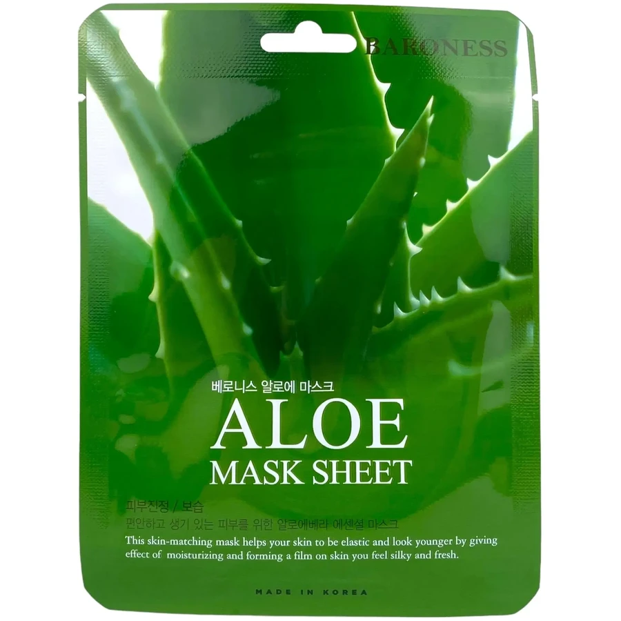 Baroness Masque en feuille à l'extrait d'aloe vera 21 g