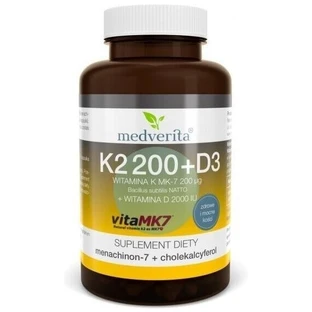 Medverita Vitamin K2 200 + D3 60 capsules