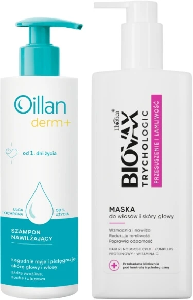 OILLAN Dermo-moisturizing cream 200 ml + BIOVAX TRYCHOLOGIC ...