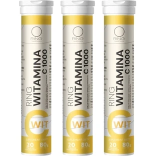 Ring Vitamin C 1000 20 Brausetabletten Mehrfachpackung x 3