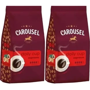 Carousel Daily Cup Expresso Kaffeebohnen 1 kg Multipack × 2