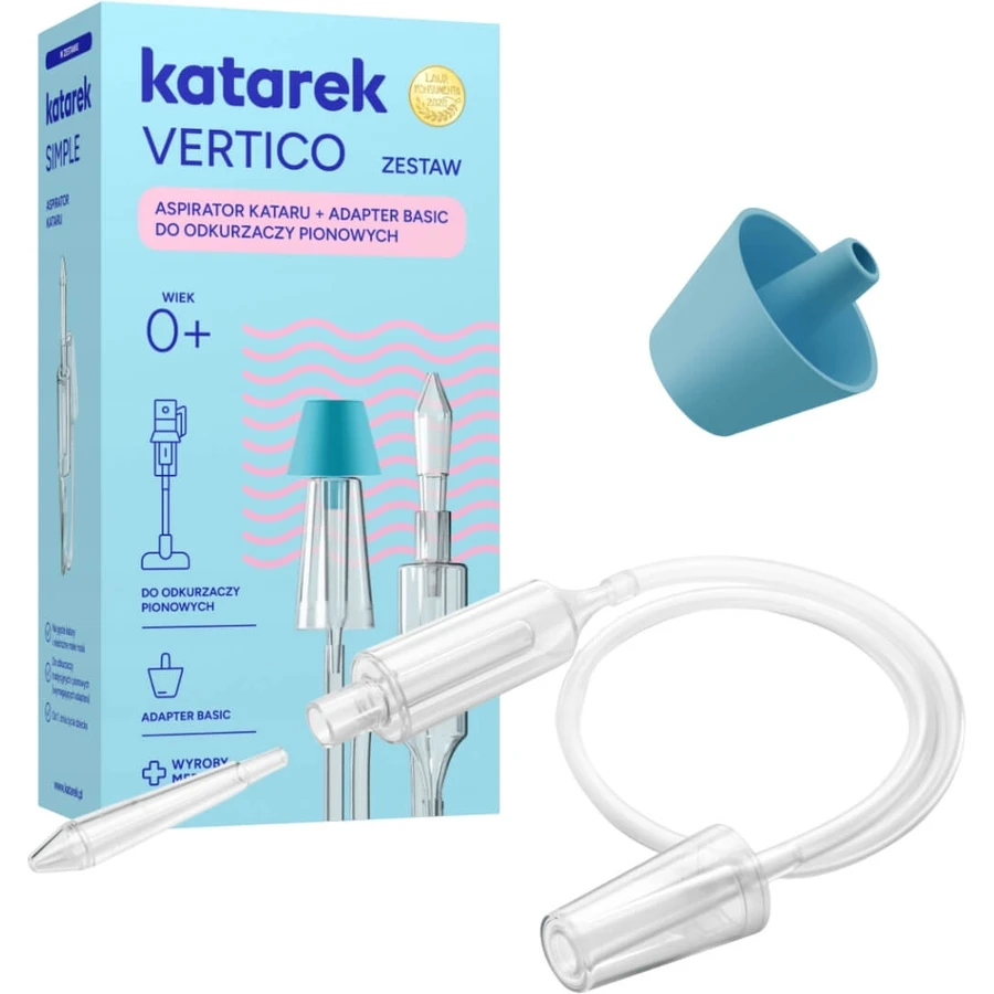 Katarek Vertico Kit Catarrh Aspirator + Basic Adapter for ...