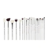 Jessup White/Silver Mix Hair Brush Set of 20 Brushes.