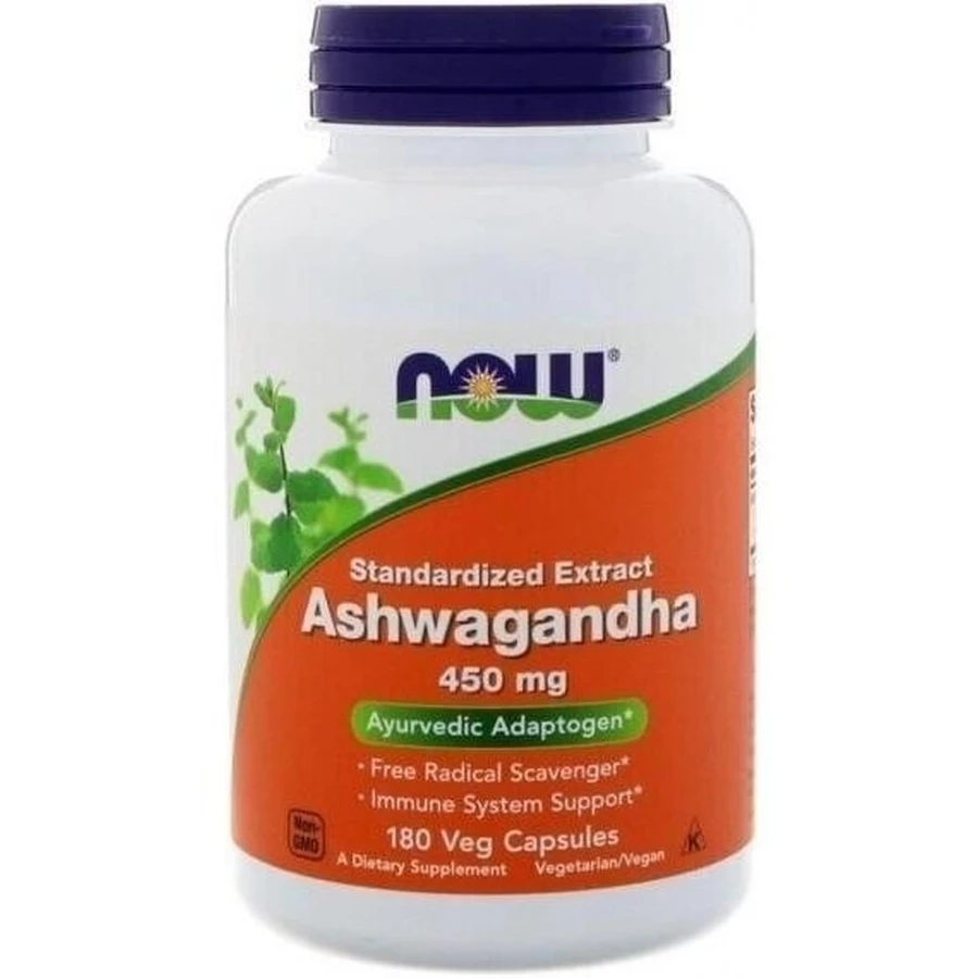 NOW FOODS Ashwagandha 450 mg 180 Kapseln.