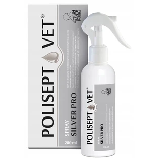 Polisept Vet Spray Silver Pro wondspray 200 ml.