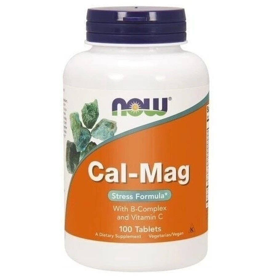NOW FOODS Cal-mag formule stress 100 comprimés