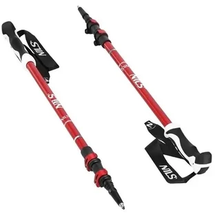 Abisal Bastones de Trekking de Aluminio Rojo 63-135 cm.