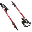 Abisal Bastones de Trekking de Aluminio Rojo 63-135 cm.