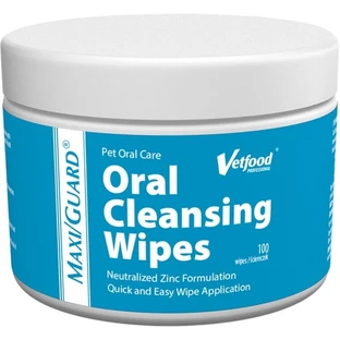 VETFOOD Maxi Guard Toallitas de Limpieza Oral 100 uds.