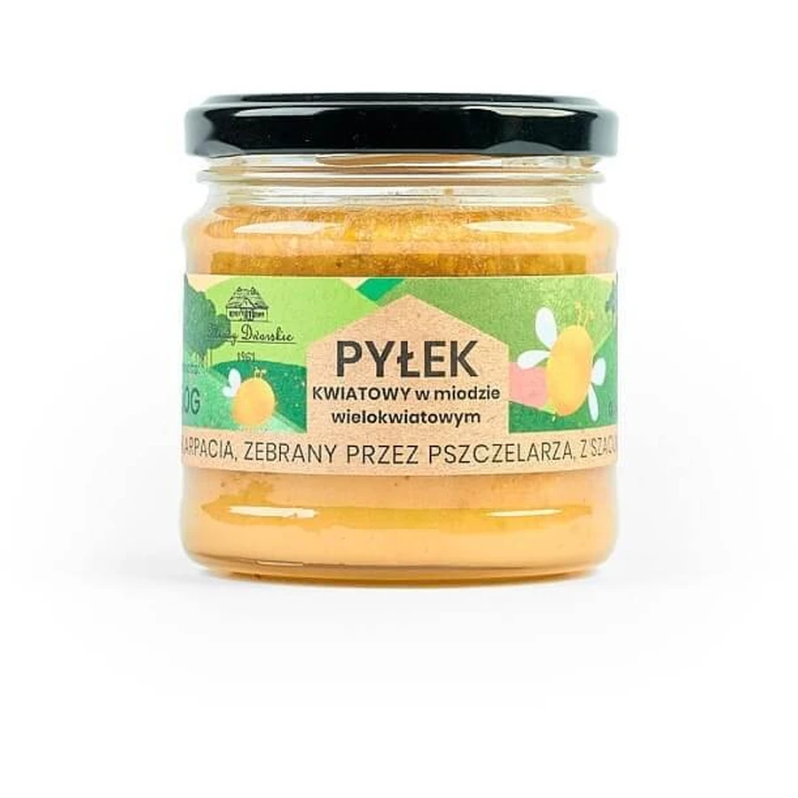 Manor Honeys Stuifmeel in Bloemenhoning 250 g