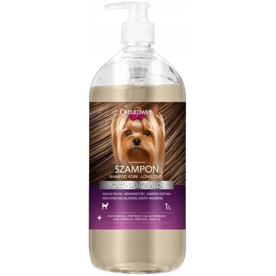Eurowet Champú para perro de raza York 1000 ml