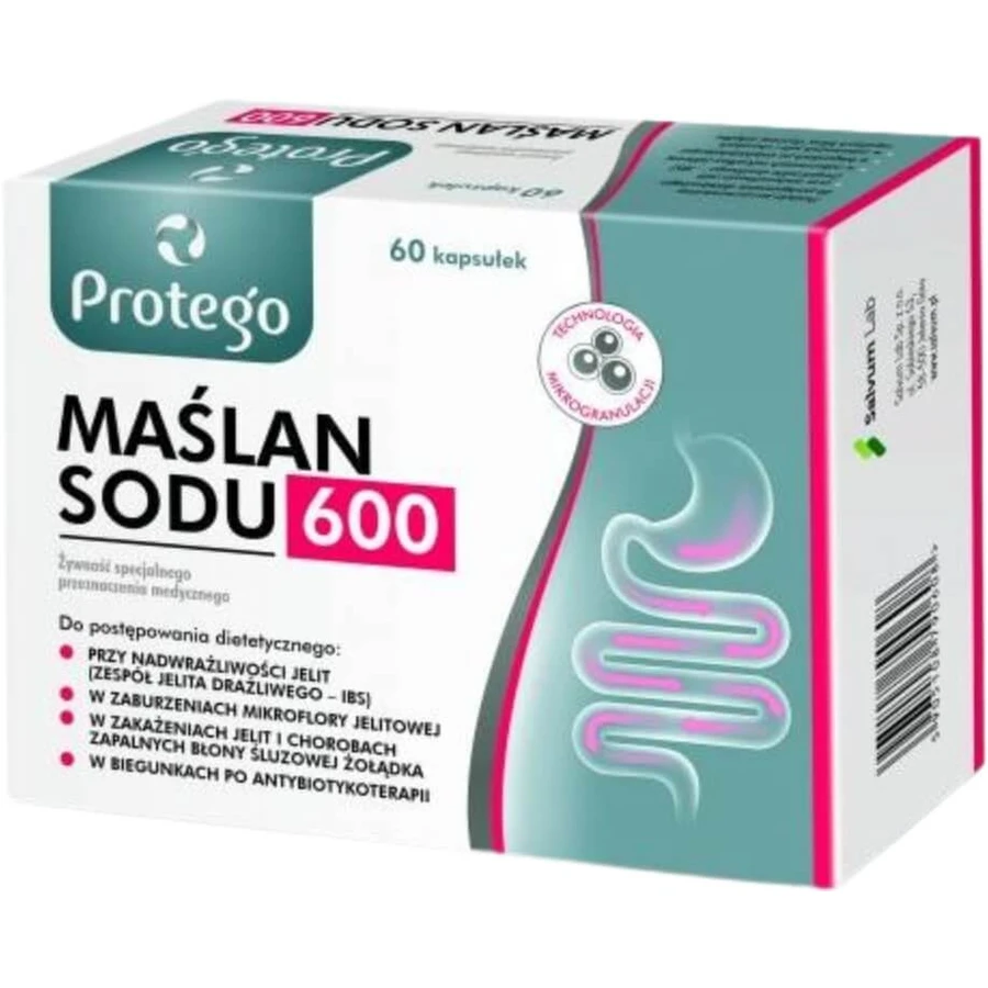 Protego Sodium Butyrate 600 60 capsules