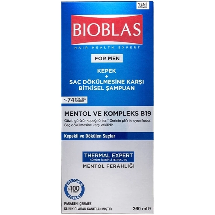 Bioblas Shampoo für Männer gegen Schuppen und gegen ...