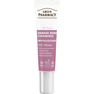 Green Pharmacy Crema de ojos rosa de Damasco, ceramidas 15 ...