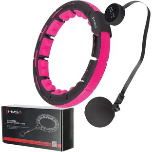 Abisal HHM16 hula hop noir/rose avec aimants et poids ...