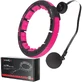 Abisal HHM16 hula hop noir/rose avec aimants et poids ...