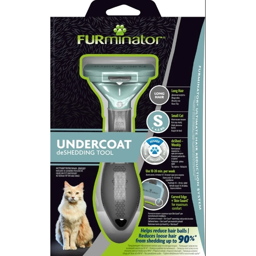 FURminator Cepillo para gatos de pelo largo S
